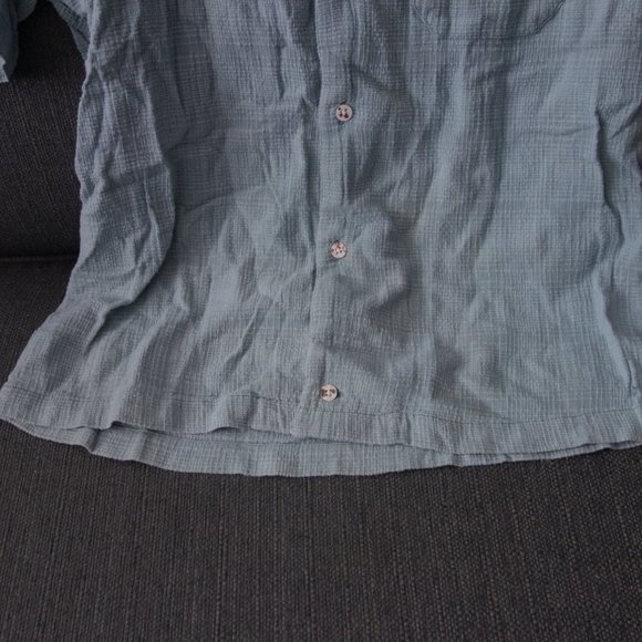 Diesel StyleLabTurquoise Button Down Short Sleeve Shirt Size S - Picture 2 of 13